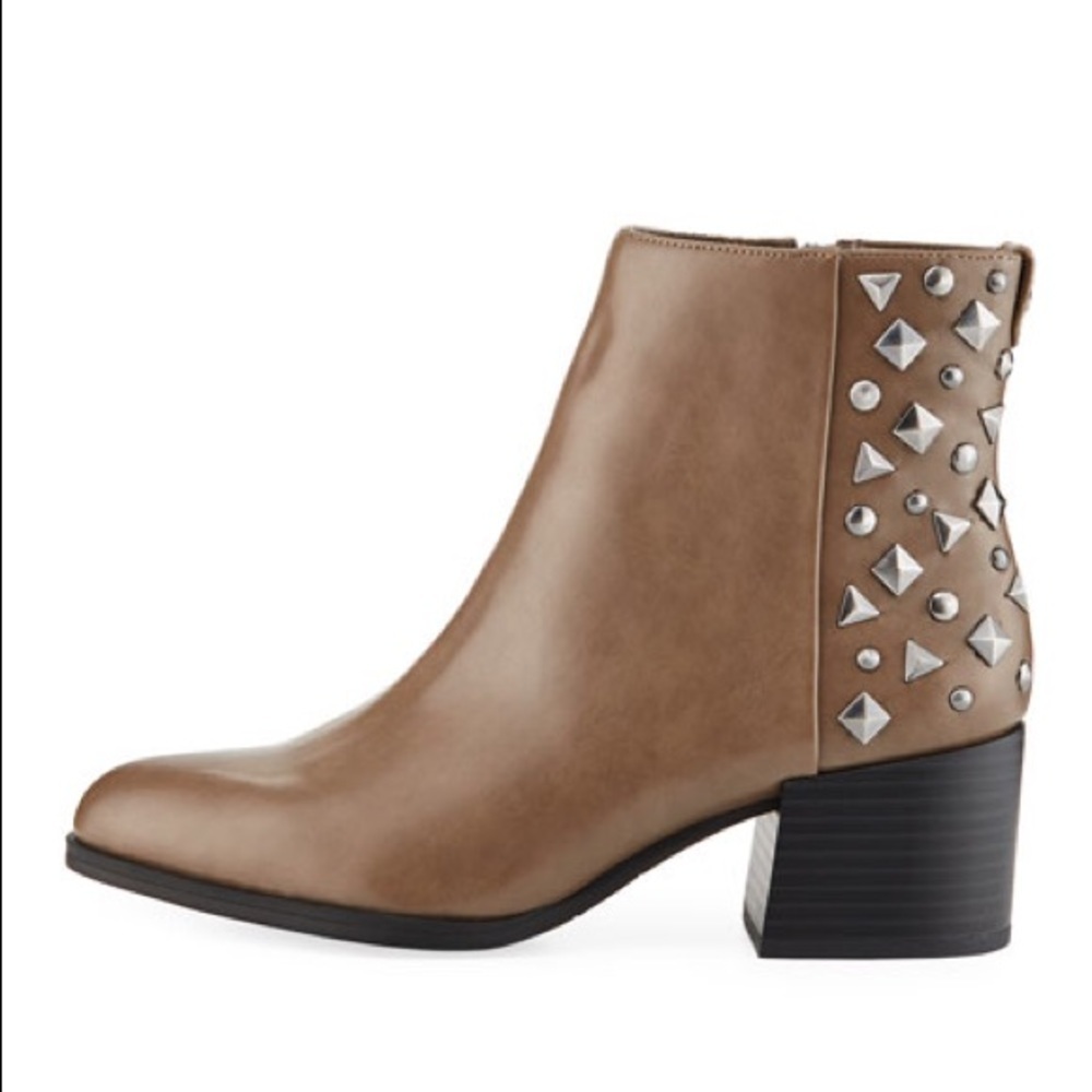 Sam Edelman Jamie Studded Faux-leather Booties